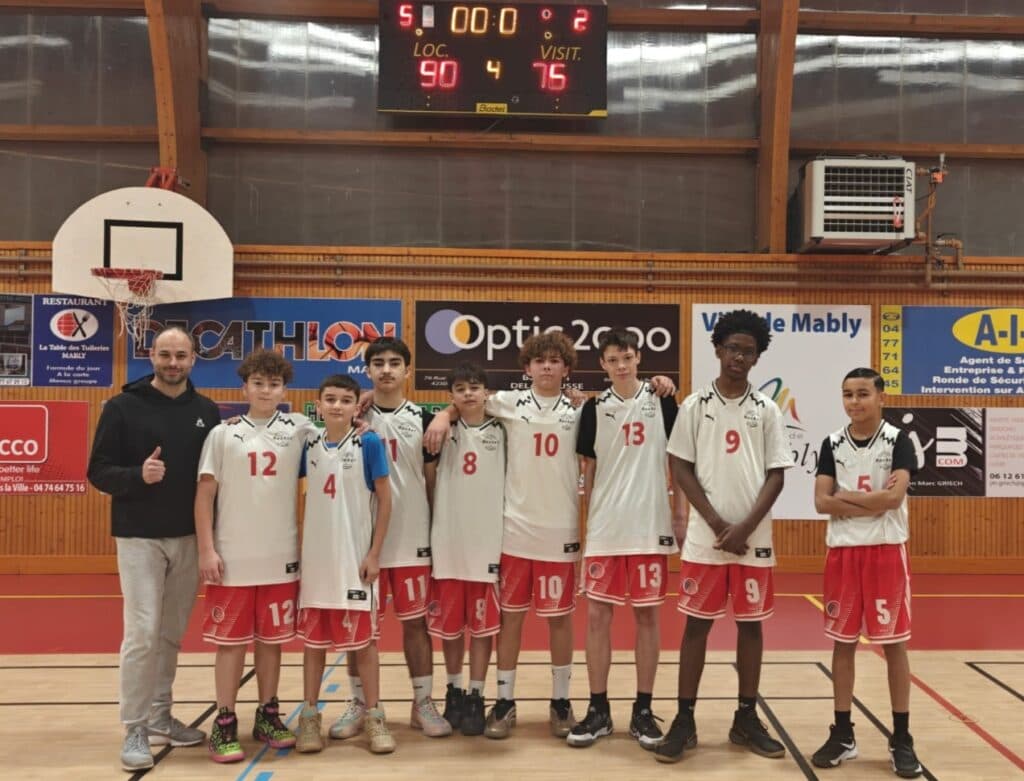 Photo équipe U15 Masculins saison 2025-2026